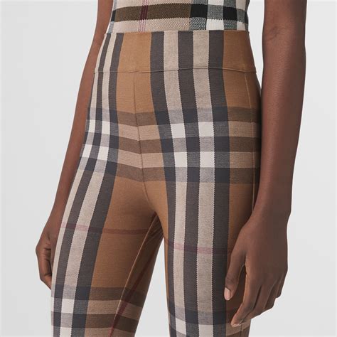 burberry double waist pants|burberry leggings women's.